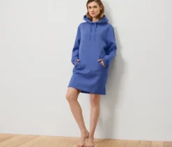 Loungewear-Kleid, blau
