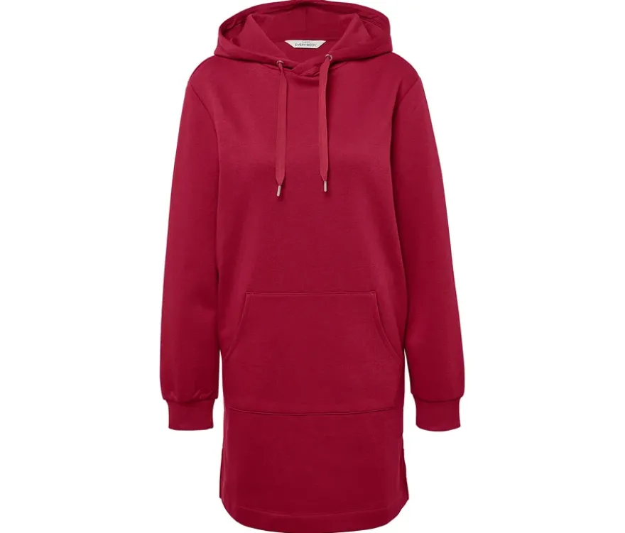 Loungewear-Kleid, dunkelrot
