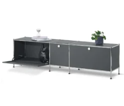 Lowboard »CN3« mit 3 Klappen, grau