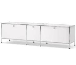 Lowboard »CN3« mit 3 Klappen, weiß