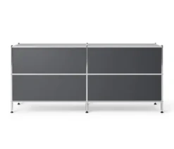 Lowboard Metall »CN3« mit 4 Schubladen, grau