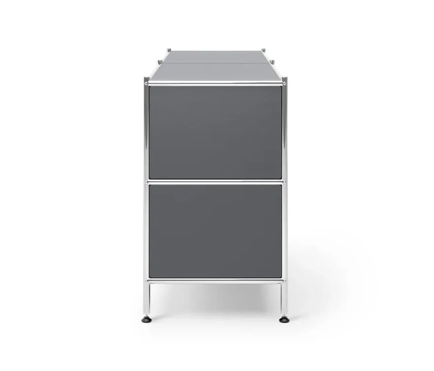 Lowboard Metall »CN3« mit 4 Schubladen, grau