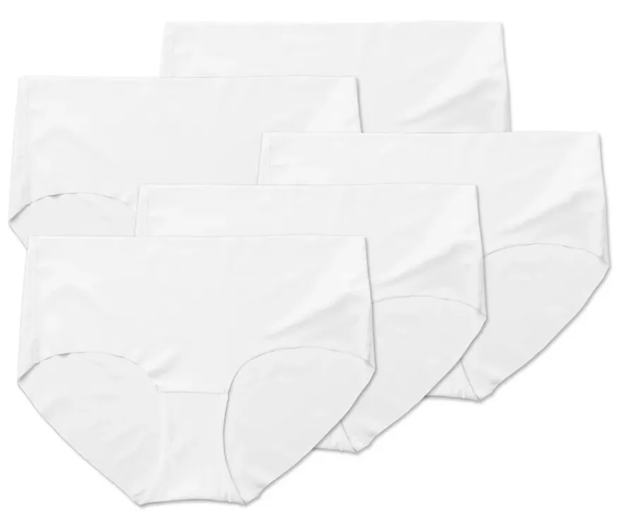 5 Magic-Cut-Pantys, weiß