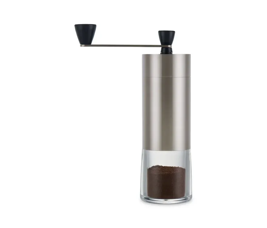 Manuelle Kaffeemühle, silber