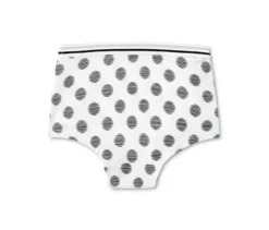 7 Mädchen-Pantys, schwarz-weiß