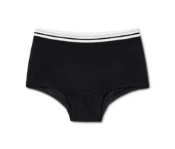 7 Mädchen-Pantys, schwarz-weiß