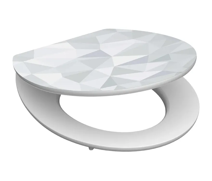 MDF WC-Sitz High Gloss Geo