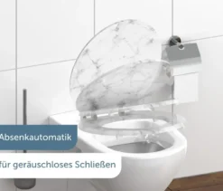 MDF WC-Sitz Marmor