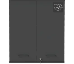 Medizinschrank »Galeno«, 2-türig, anthrazit