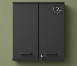 Medizinschrank »Galeno«, 2-türig, anthrazit