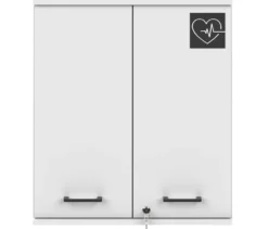 Medizinschrank »Galeno«, 2-türig, matt weiß