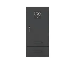 Medizinschrank »Galeno«, 1-türig, 1 Schublade, anthrazit