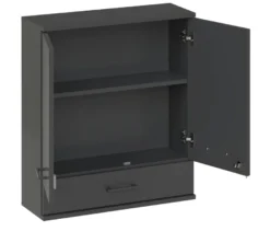 Medizinschrank »Galeno«, 2-türig, 1 Schublade, anthrazit