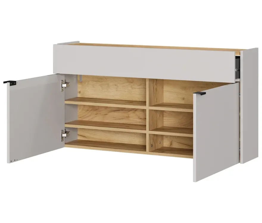 Mehrzweckschrank »Ameca« breit, Eiche/kaschmir