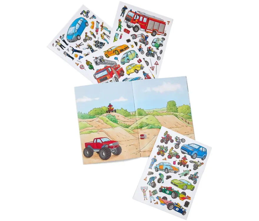 Mein Stickerbuch »Fahrzeuge«