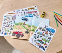 Mein Stickerbuch »Fahrzeuge«