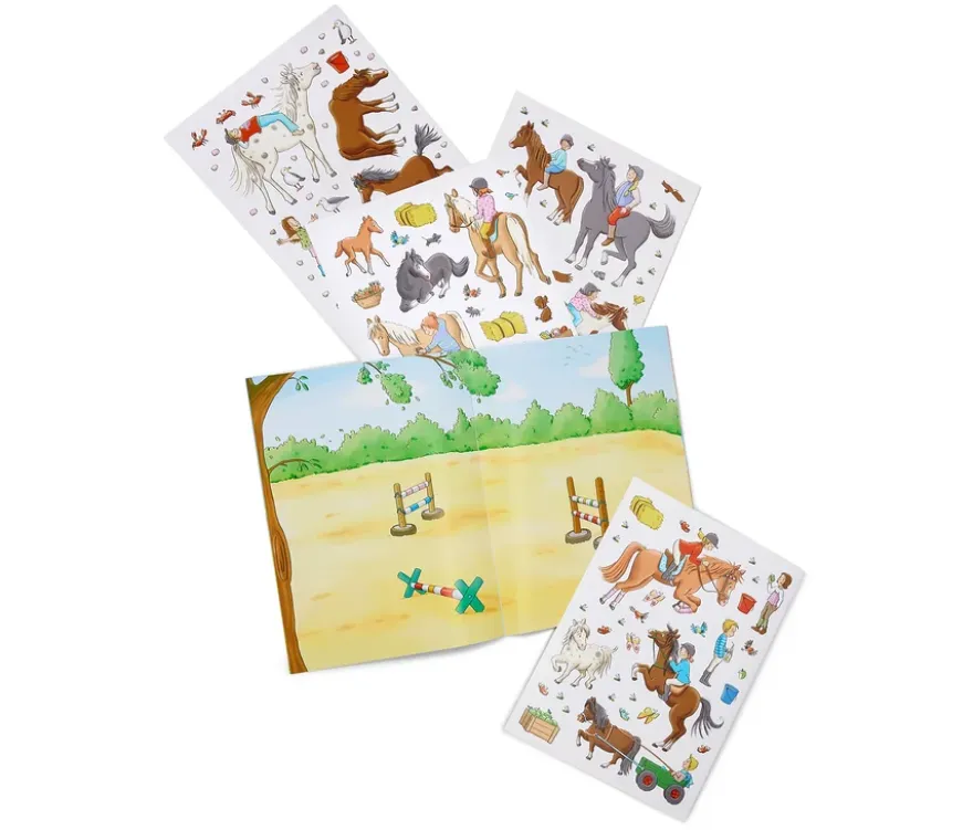 Mein Stickerbuch »Pferde und Ponys«