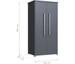 Metall-Gartenschrank