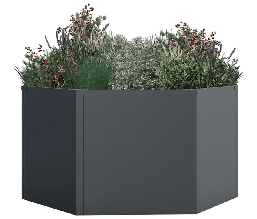 Metall-Hochbeet, ca. 52 cm