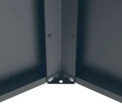 2 Metall-Hochbeete, ca. 77 und ca. 52 cm