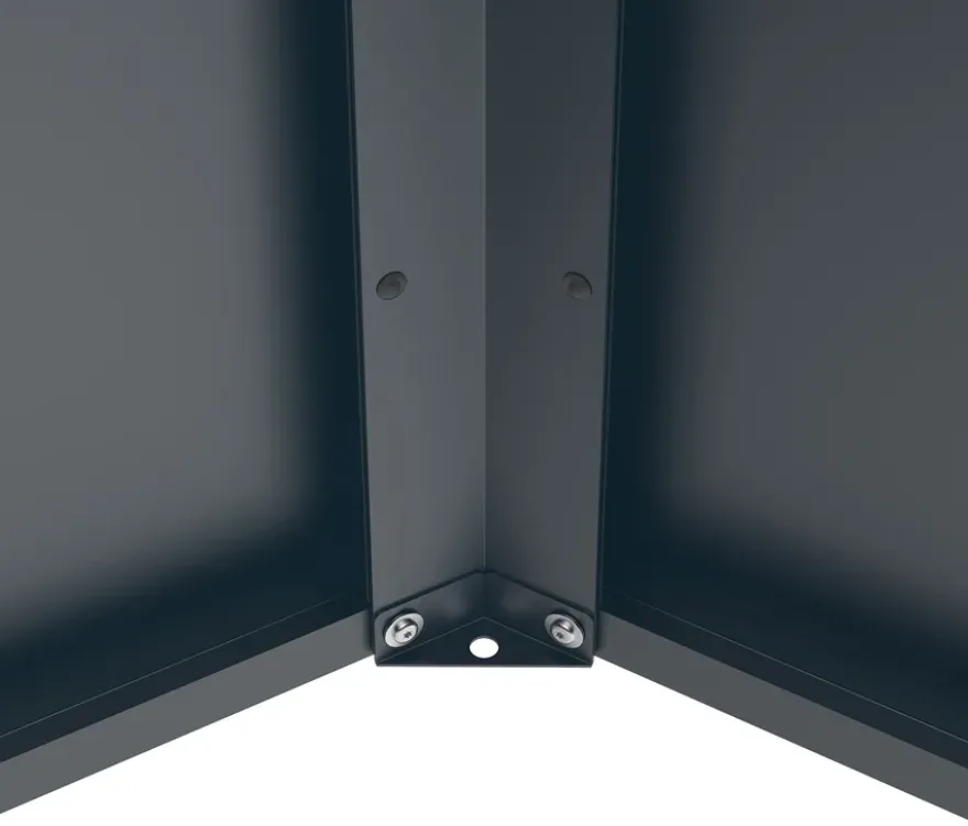 2 Metall-Hochbeete, ca. 77 und ca. 52 cm