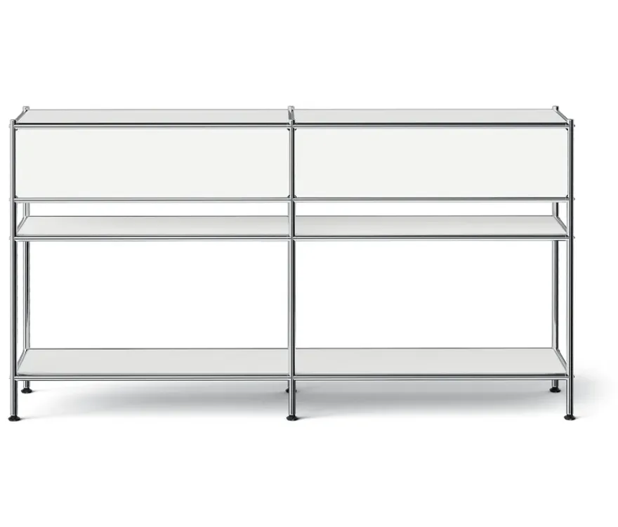 Metall-Konsole »CN3 Slim Line« mit 2 Schubladen, weiß