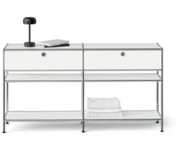 Metall-Konsole »CN3 Slim Line« mit 2 Schubladen, weiß