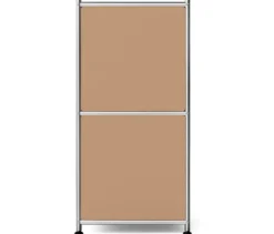 Metall-Sideboard »CN3« mit 2 versetzbaren Klappenfächern, toffee