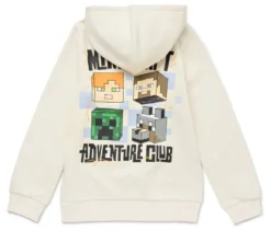 MINECRAFT Kinder-Hoodie mit angerauter Innenseite