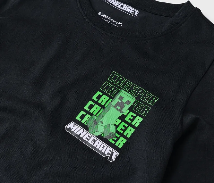 2 MINECRAFT Kinder-T-Shirts