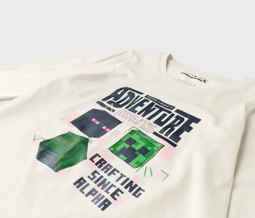 2 MINECRAFT Kinder-T-Shirts