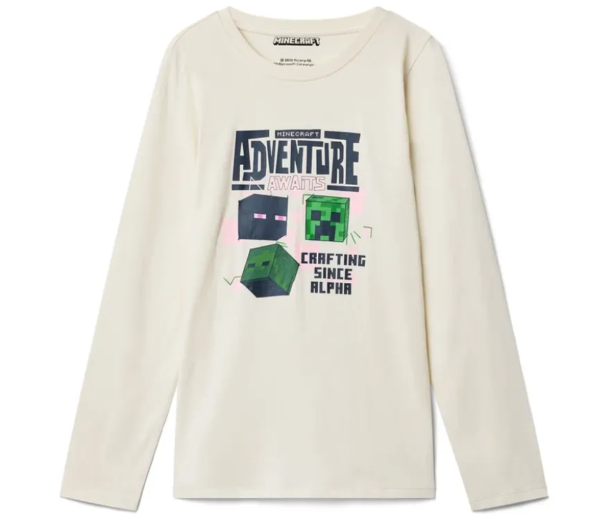 2 MINECRAFT Kinder-T-Shirts