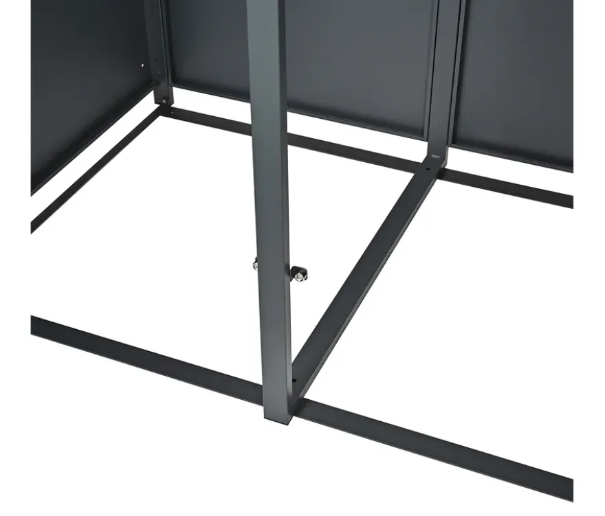Mülltonnenbox, Holzoptik, 5er