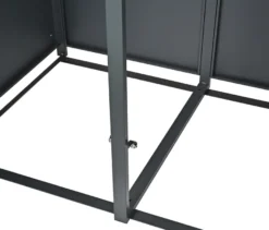Mülltonnenbox, Holzoptik, 3er