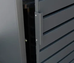 Mülltonnenbox, Stahl, 1er