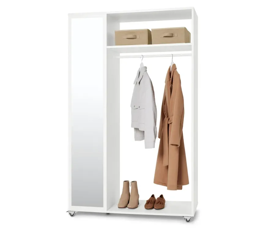 Mobile Spiegelschrank-Garderobe