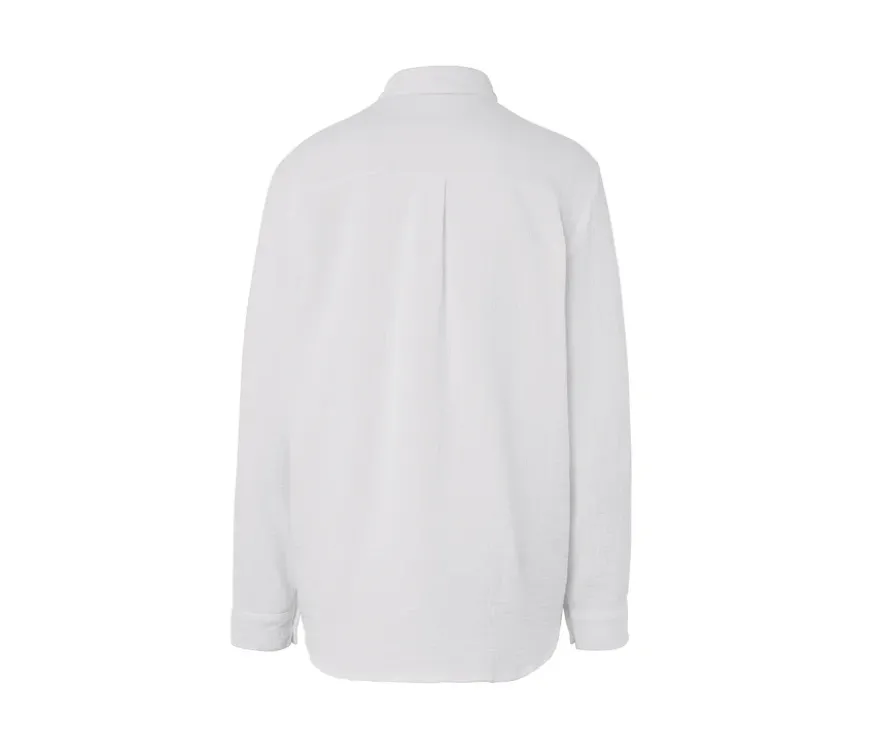 Musselin-Bluse, weiß