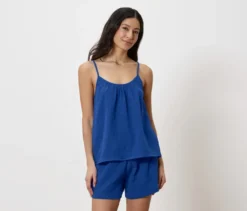 Musselin-Shorty-Pyjama-Set