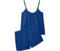 Musselin-Shorty-Pyjama-Set