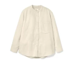 NAH/STUDIO Hemdbluse | Baumwolle, undyed