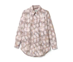 NAH/STUDIO Longbluse | Baumwolle, Print