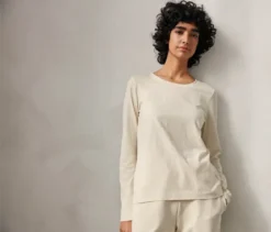 NAH/STUDIO Longsleeve | Baumwolle, undyed