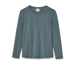 NAH/STUDIO Longsleeve | Baumwolle, stone blue