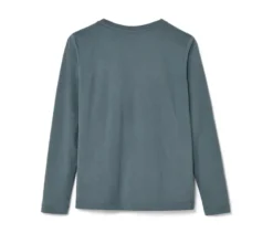 NAH/STUDIO Longsleeve | Baumwolle, stone blue