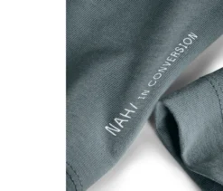 NAH/STUDIO Longsleeve | Baumwolle, stone blue