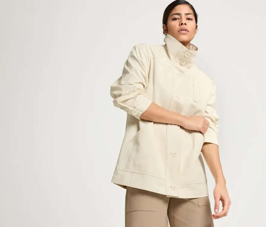 NAH/STUDIO Parka | ungefärbte Baumwolle