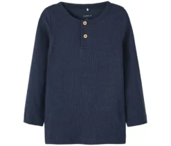 NAME IT geripptes Kinder-Langarmshirt