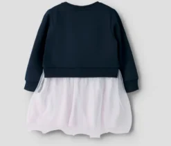 NAME IT Kinder-Sweatkleid mit Tüllrock