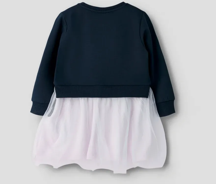NAME IT Kinder-Sweatkleid mit Tüllrock