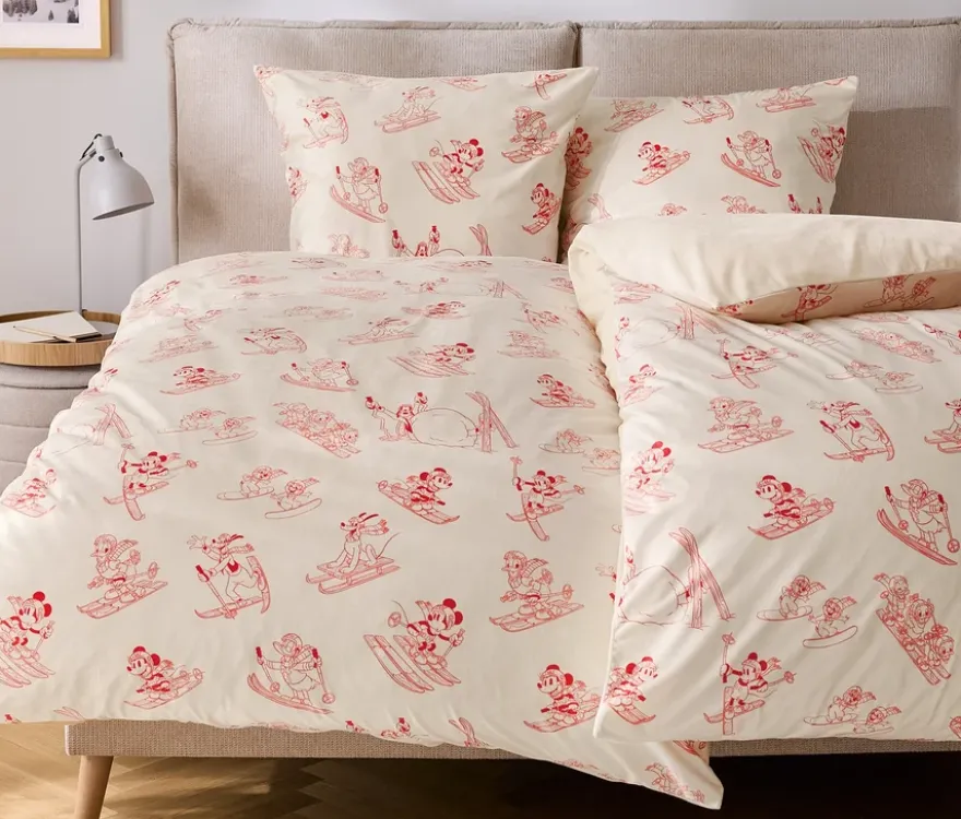 Nickiplüsch-Bettwäsche »Mickey and Friends«, Normalgröße